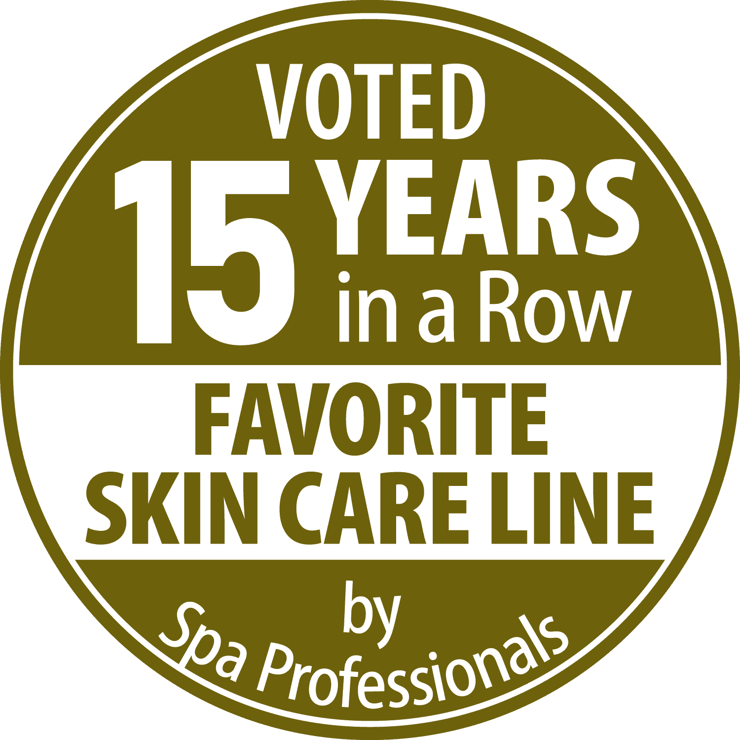 AmSpa Fav Skin Care Line 15 Years 3995 CMYK