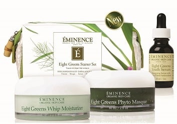 EG Starter Set With Collection Top Sante features Eight Greens Youth Serum & Phyto Masque Eminence Organic Skincare