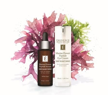 Marine Flower with sea spray Target Wrinkles With New Marine Flower Peptide Collection Eminence Organic Skincare