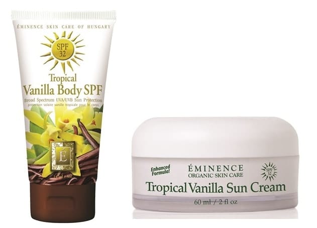 Tropical Vanilla Get Sunscreen Savvy the Natural Way Eminence Organic Skincare