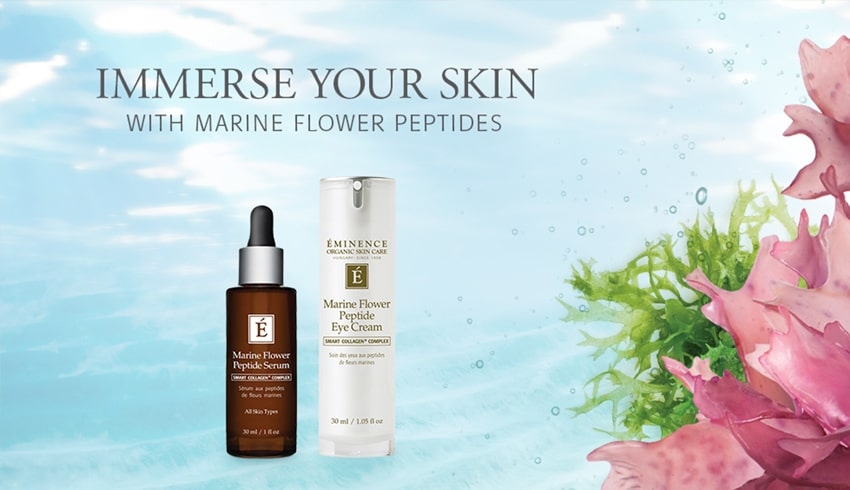 eminence organics marine flower peptide collection Target Wrinkles With New Marine Flower Peptide Collection Eminence Organic Skincare